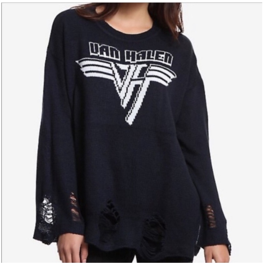 🤘🏻Trunk Ltd🤘🏻VAN HALEN DISTRESSED SWEATER🎸